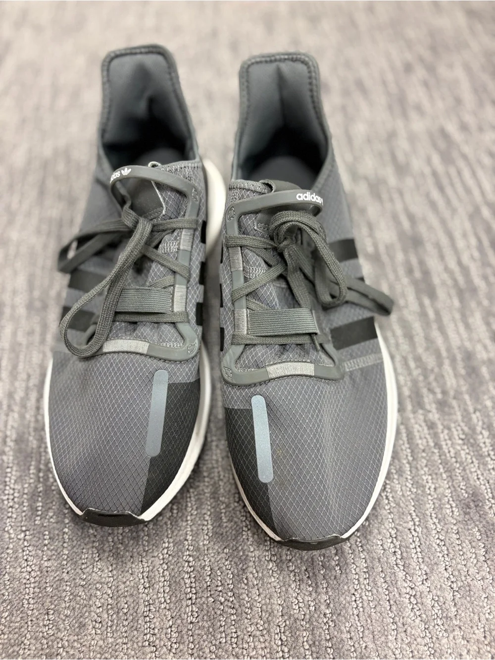 adidas Men’s Gray Running Sneakers